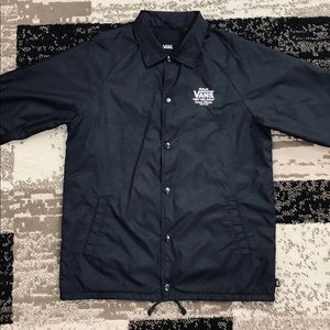 Vans coach jacket, black size M